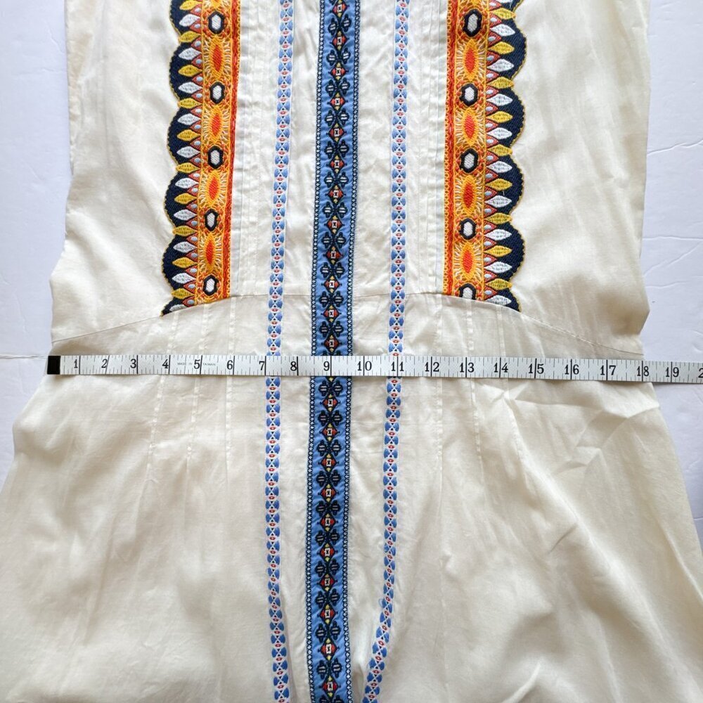 Tory Burch Embroidered Adriana Fit & Flare Dress Size 2 - Picture 15 of 15